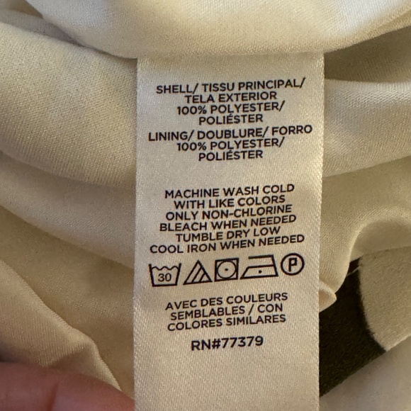 Ann Taylor Floral Green and White Midi Pencil Skirt - Picture 9 of 10